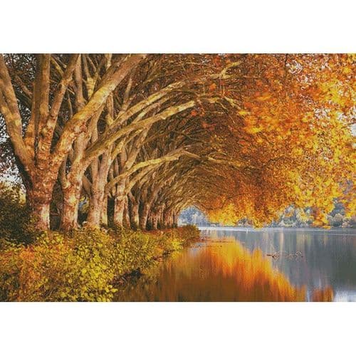 Baldneysee Autumn (Large) by Artecy printed cross stitch chart